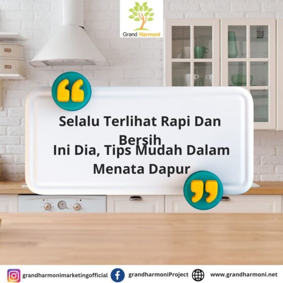 Ada 5 Tips Utama Nih Dalam Menata Dapur Agar Selalu Terlihat Rapi Dan